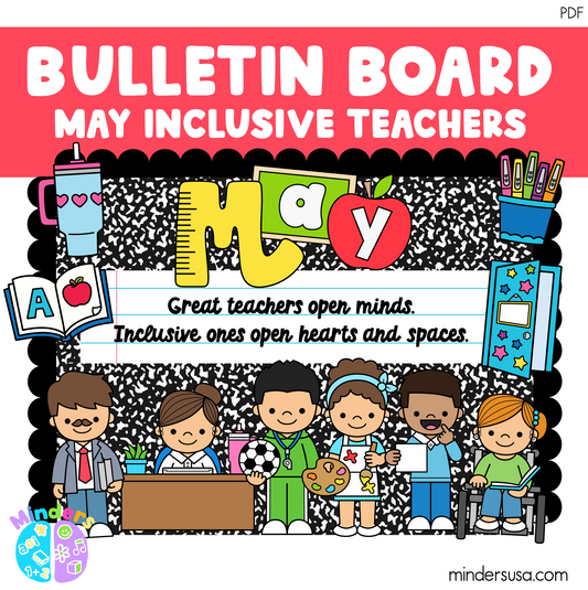 Bulletin board: May - Inclusive teachers